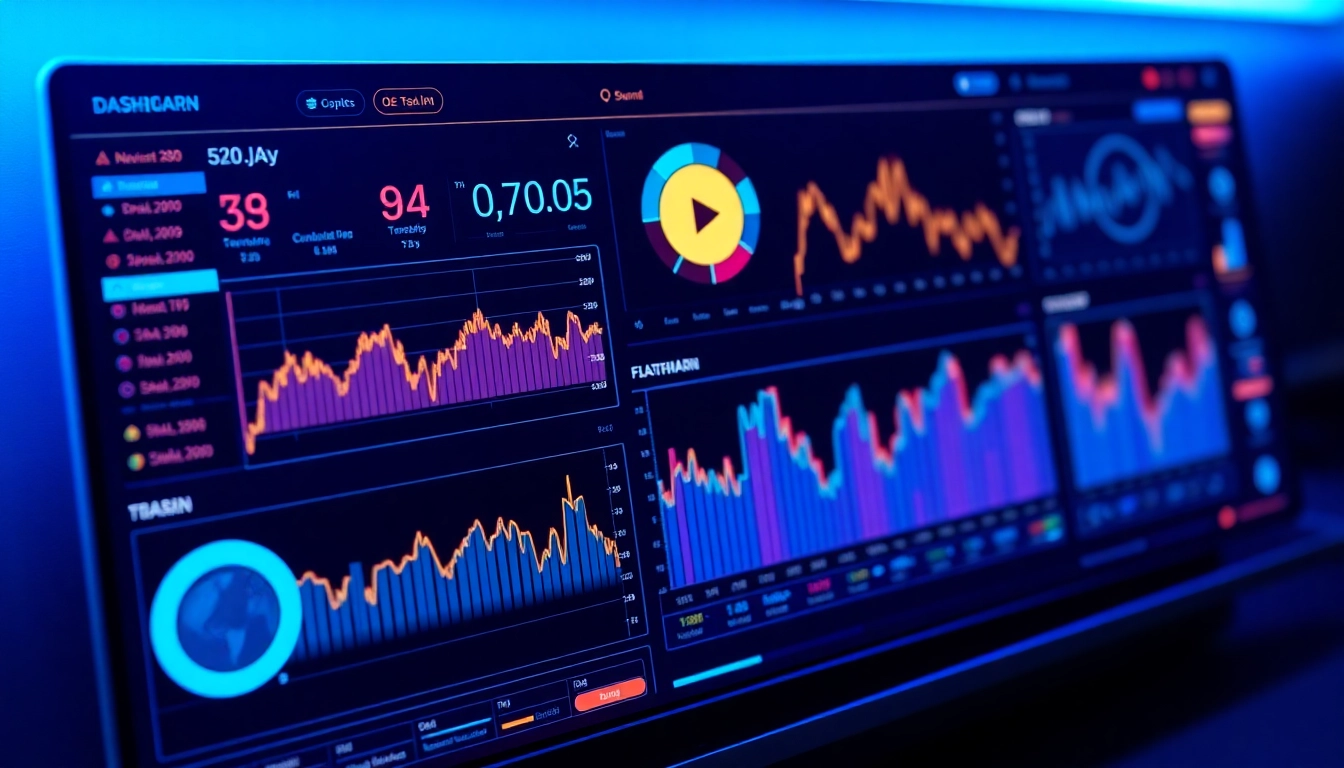 Advanced aicoin data analysis dashboard highlighting market trends and blockchain insights for